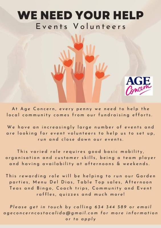 Have you got some time to spare for a worthy cause? Age Concern need your help