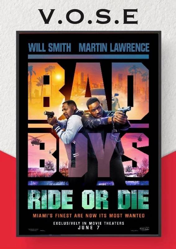 Thursday June 13 Bad Boys: Ride or Die in English at the Cinemax Almenara