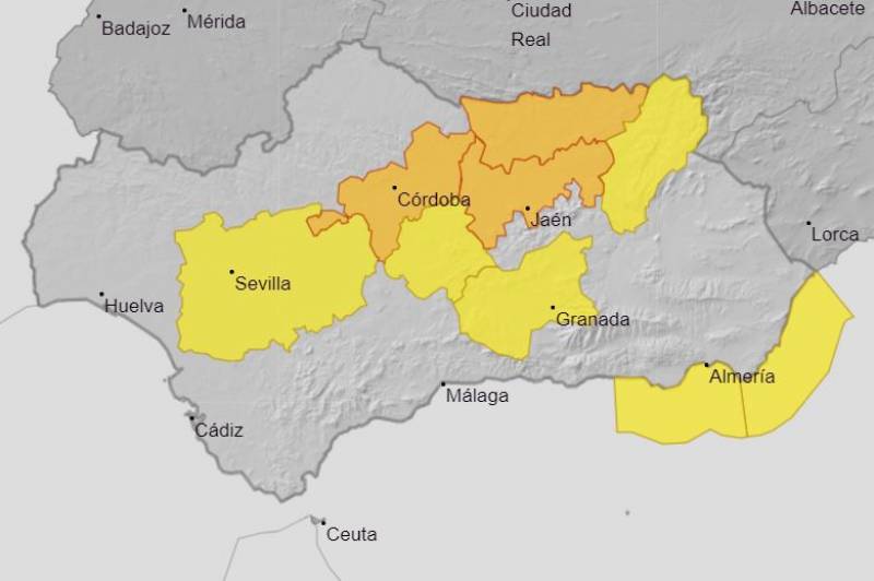 Hot weather warnings and downpours: Andalusia weekend forecast June 6-9