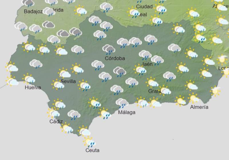 Hot weather warnings and downpours: Andalusia weekend forecast June 6-9