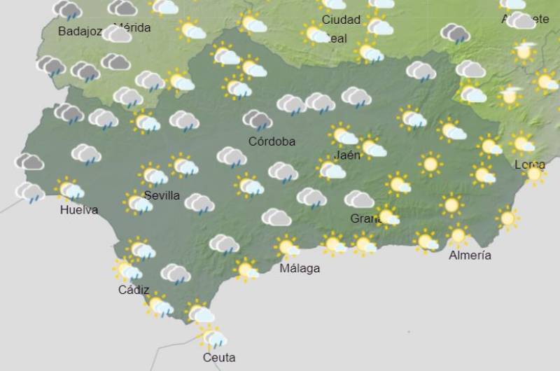 Hot weather warnings and downpours: Andalusia weekend forecast June 6-9
