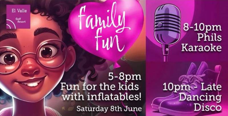 June 8 Family Fun Day at El Valle Golf Resort