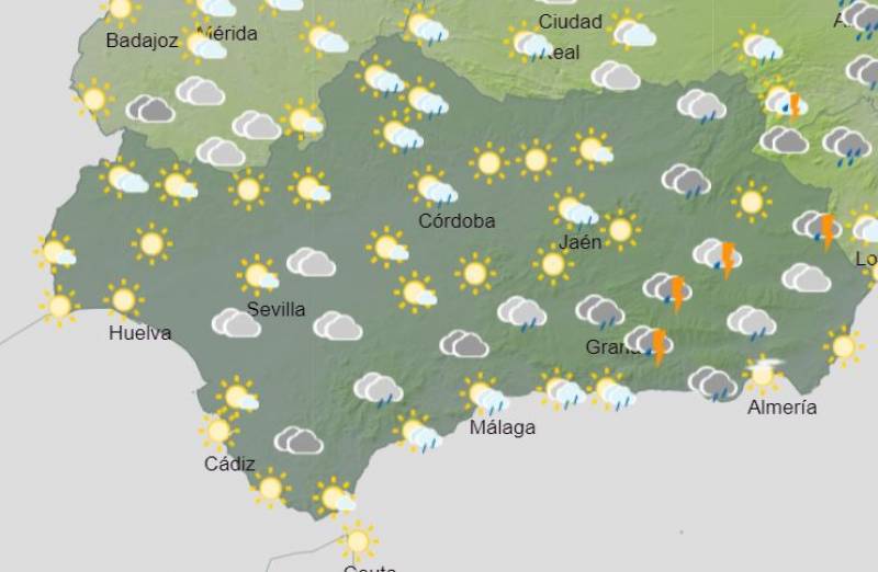Andalusia weekly weather forecast June 10-16: Spain welcomes the rain