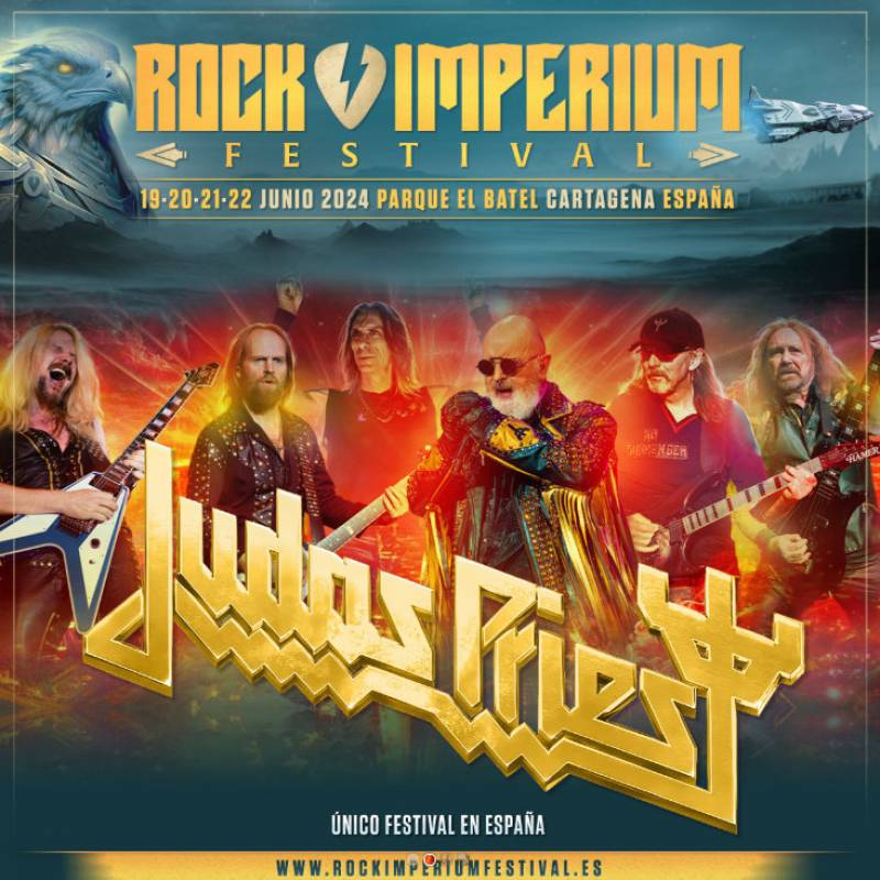 June 19 Judas Priest open the Rock Imperium festival in Cartagena