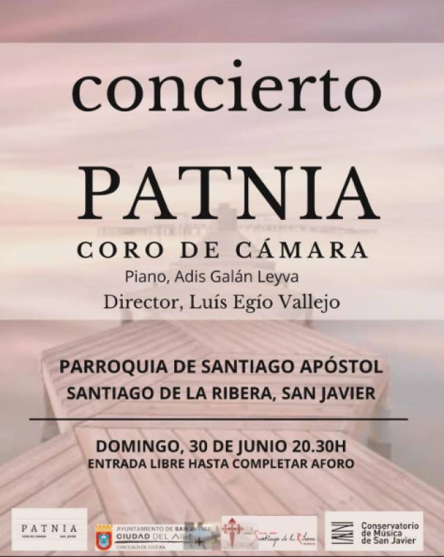 June 30 Free Choral Choir performance in San Javier