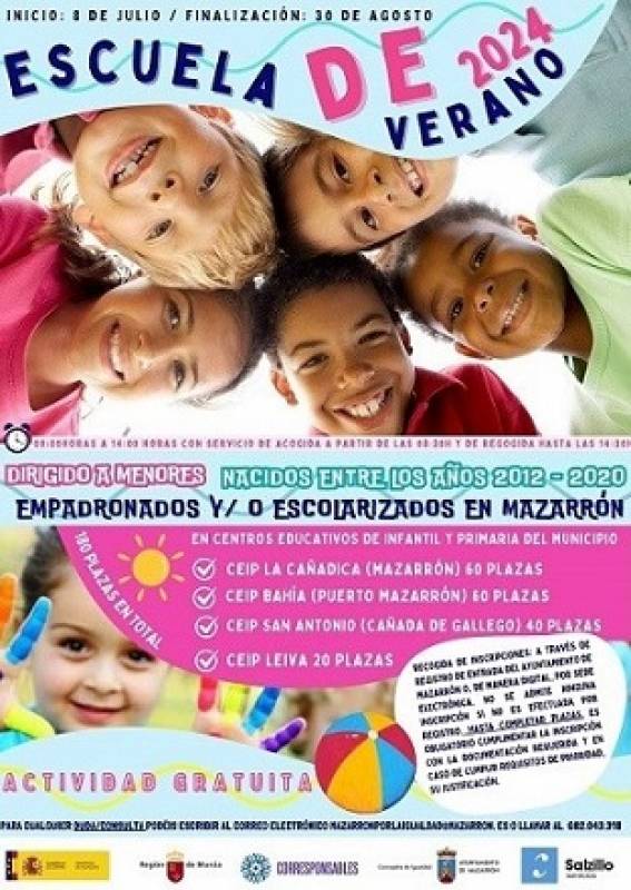 July 8-August 30 Summer School 2024 for children from 3 to 12 years old