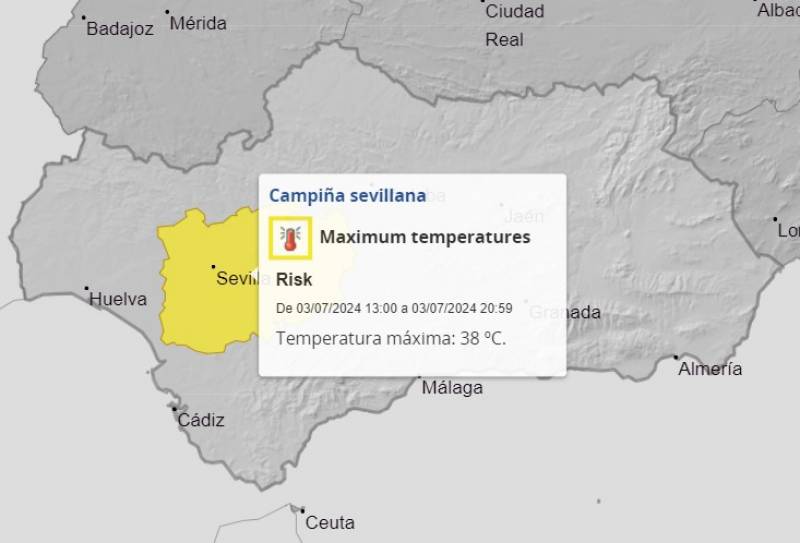 Up to 42 degrees this week: Andalusia weather forecast July 1-7