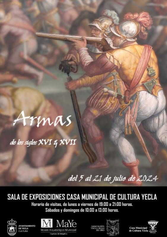 July 8 to 21 Ancient firearms exhibition in Yecla