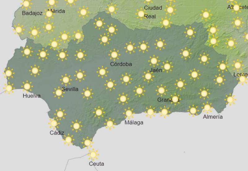 More 40-degree weather in Andalusia: Weekly forecast July 8-14