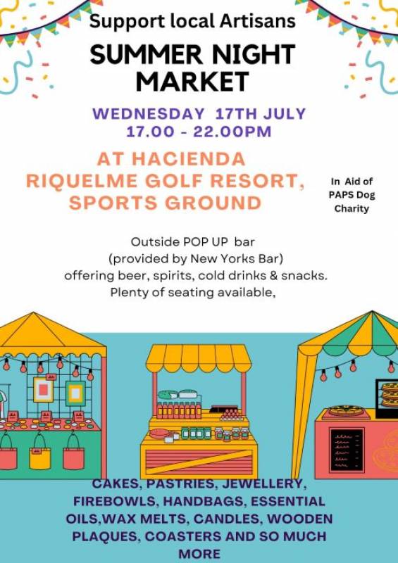 July 17 Summer Night Market at Hacienda del Alamo to raise money for PAPS