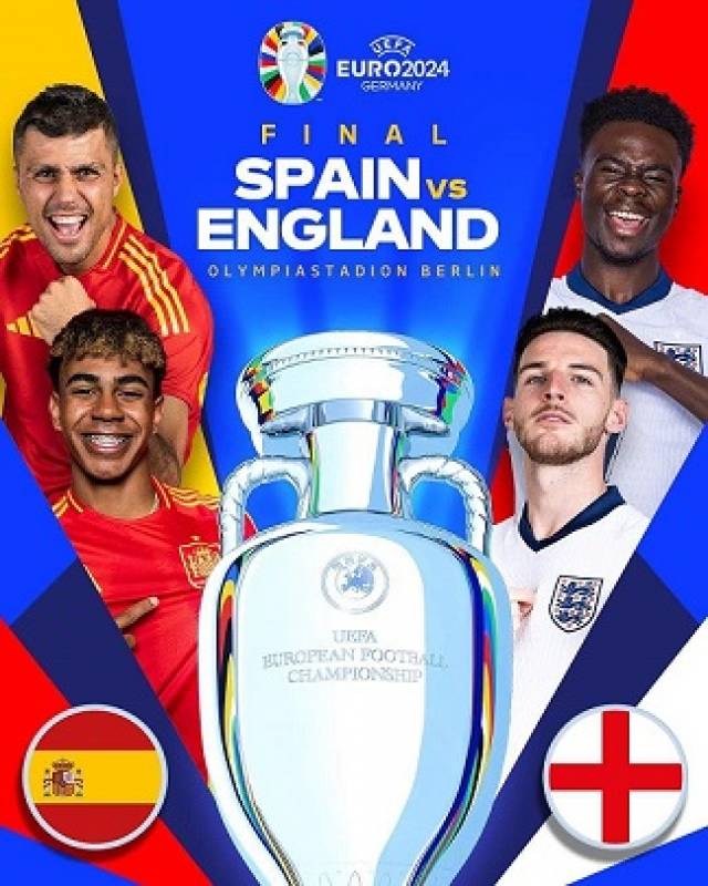 July 14 Watch Spain v England in the Euro Final live at the Bokao Bar, Condado de Alhama Golf Resort