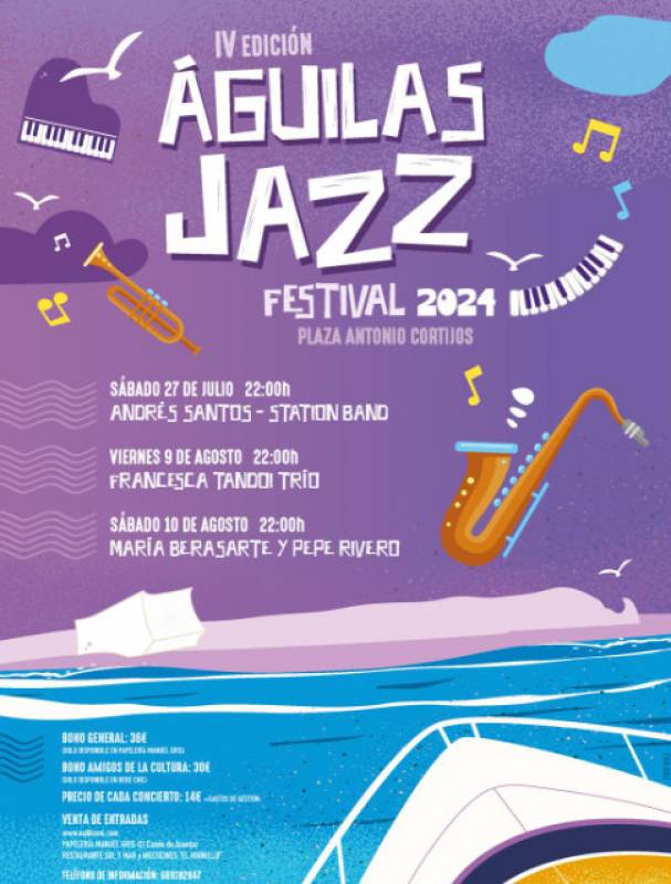 JULY AND AUGUST 2024 AGUILAS JAZZ FESTIVAL