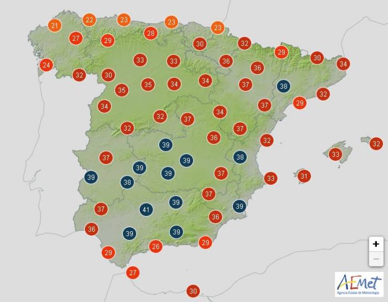 Heatwave warning in Spain this weekend: Weather forecast July 18-21