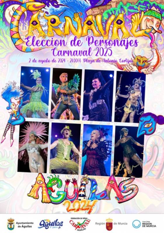 August 2 Election of honorary Carnival 2025 dignitaries in Aguilas