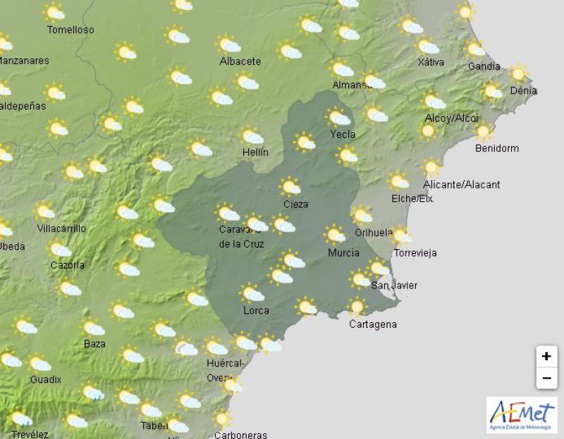 Rain returns to the Region: Murcia weather forecast August 22-25