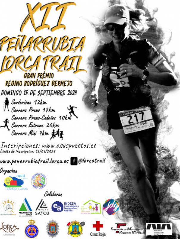 September 15 Mountain running races for all ages at the Peñarrubia Lorca Trail