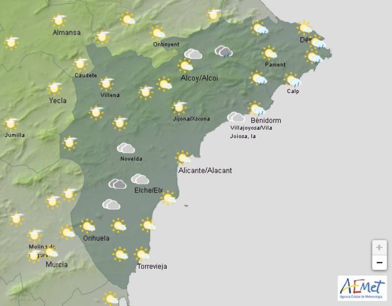 Autumn begins with summer temps: Alicante weather forecast Sept 23-26