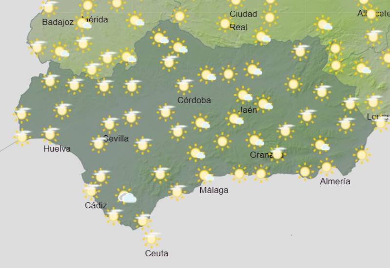 Where the rain will strike this week: Andalusia weather forecast September 23-29