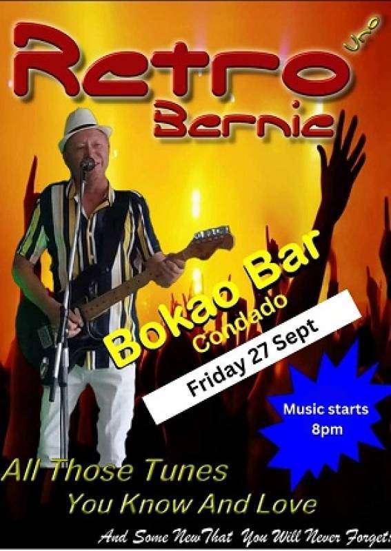 September 27 Horseshoe gammon night and Bernie Retro at the Bokao Bar, Condado de Alhama Golf Resort