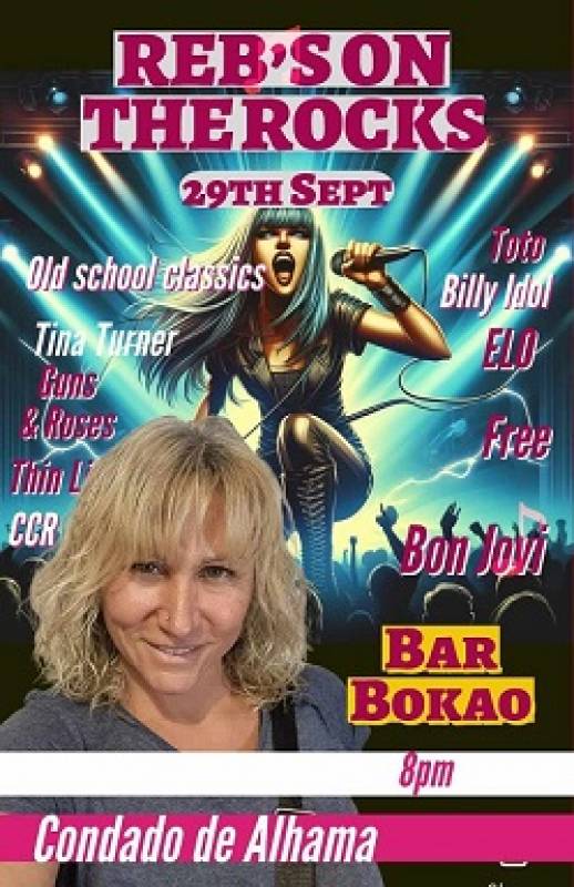 September 29 Early Bird specials with music by Rebs on the Rocks at the Bokao Bar, Condado de Alhama Golf Resort