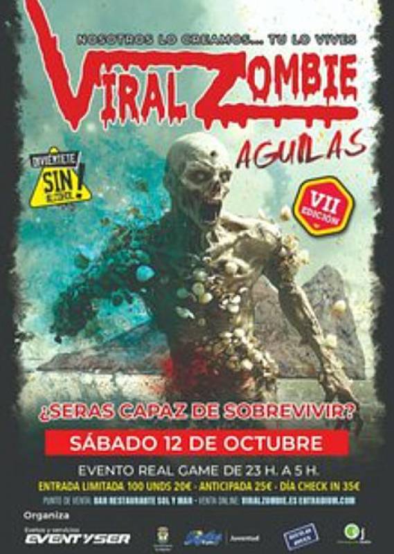 October 12 Viral Zombie event in Aguilas