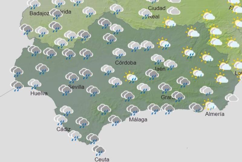 It's a washout: Andalusia weather forecast October 7-13