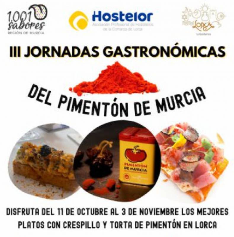 UNTIL NOVEMBER 4 MURCIANO RED PEPPER GASTRONOMY ROUTE IN LORCA