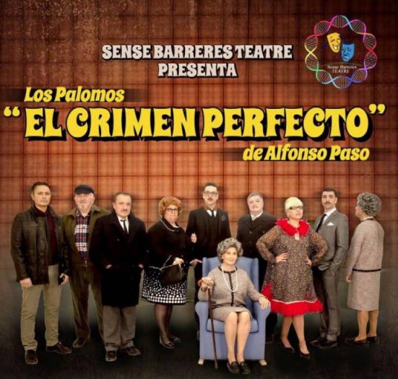 October 19 Los Palomos, El Crimen Perfecto, at the seafront auditorium in Aguilas