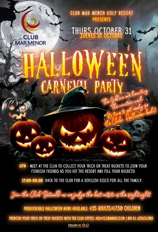 October 31 Club MMGR Mar Menor Golf Resort Halloween Carnevil Party