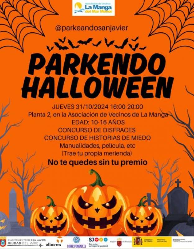 October 31 Teen and tween Halloween party, La Manga del Mar Menor