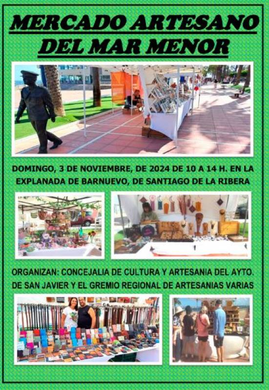 November 3 Mar Menor Craft Market