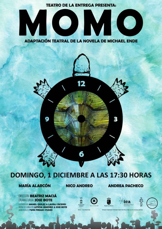 December 1 Momo, children’s theatre at the seafront auditorium in Aguilas