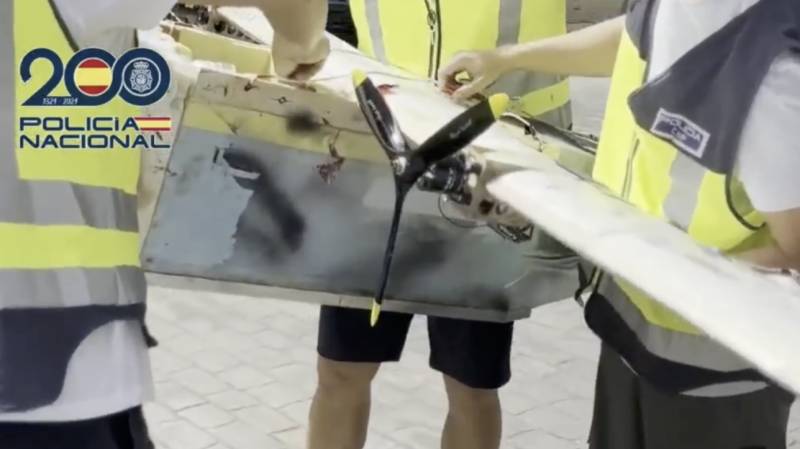 Ten people arrested after hashish smugglers caught using Ukrainian drones to fly drugs into Spain