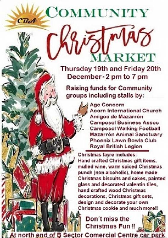 December 19 and 20 Camposol Business Association Community Christmas Market