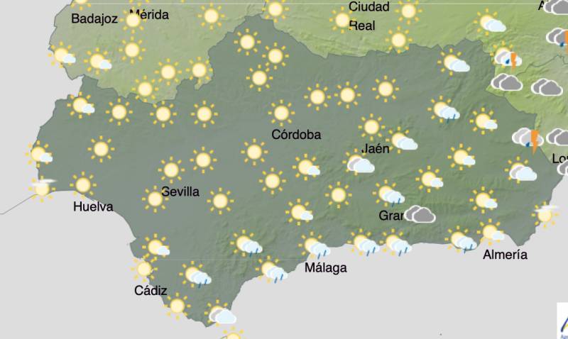 Andalucia weather forecast December 30-January 2: Blue skies and sunshine this week