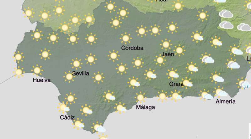Andalucia weather forecast December 30-January 2: Blue skies and sunshine this week