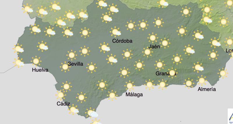 Andalucia weather forecast December 30-January 2: Blue skies and sunshine this week