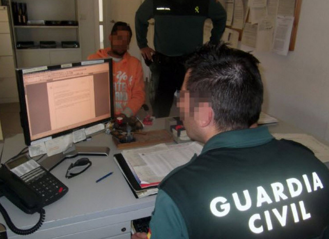 Policia local and Guardia Civil La Unión