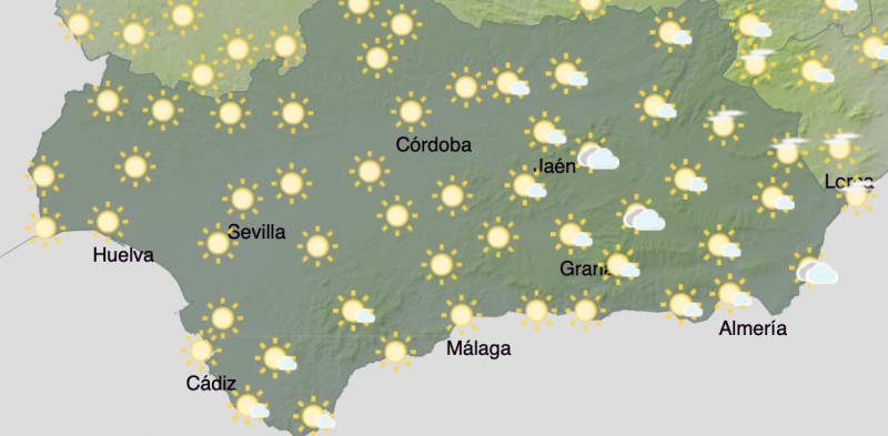 Andalucia weather forecast January 16-19: Still chilly with some rain forecast