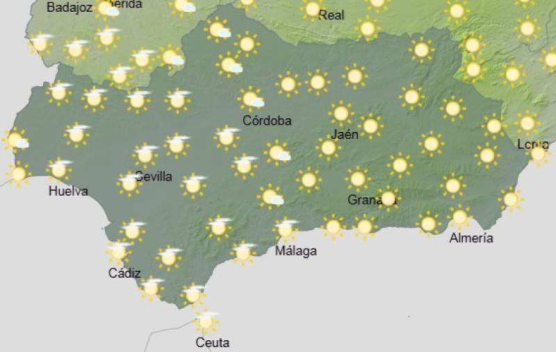 Andalucía weekly weather forecast March 31-April 3: A mix of sunshine, cloud and rain on the way