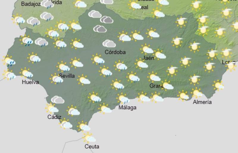Andalucía weekly weather forecast March 31-April 3: A mix of sunshine, cloud and rain on the way