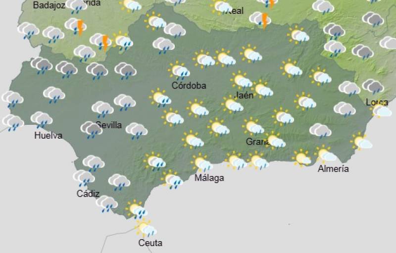 Andalucía weekly weather forecast March 31-April 3: A mix of sunshine, cloud and rain on the way