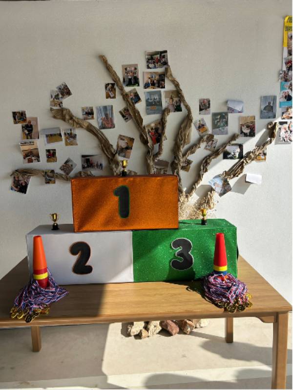 Residents and staff lace up their trainers for Caser Residencial Málaga's first Healthy Walk event