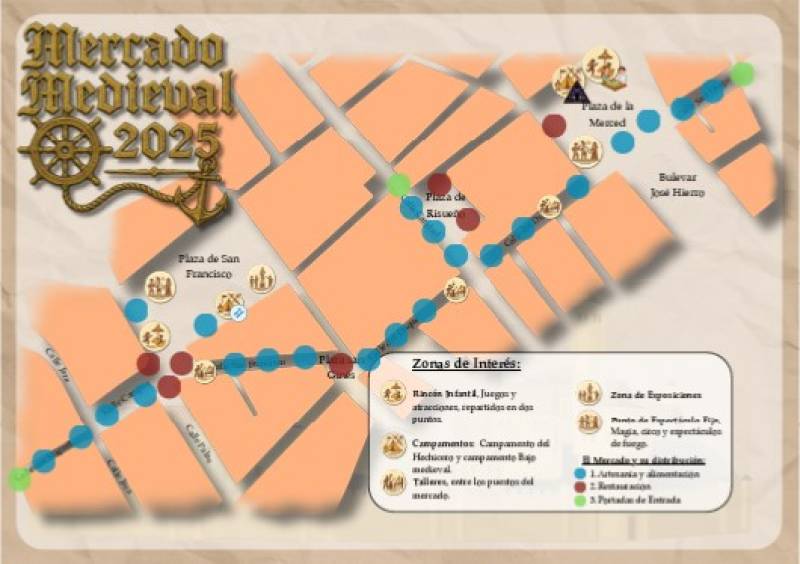 November 28-30 Step back in time: Cartagena's medieval market returns with family fun and crafts