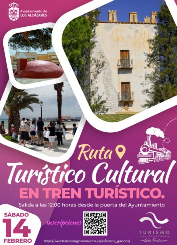 February 14 Free guided tour on the tourist train of Los Alcazares
