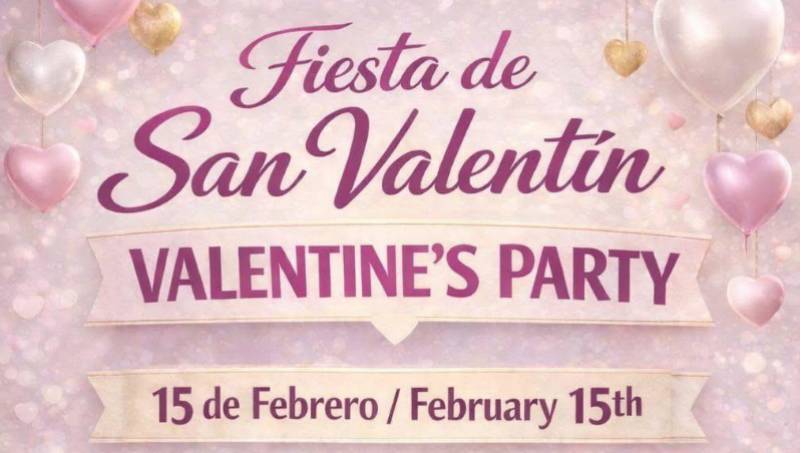 February 15 Valentine's party with live music and family fun at the Spanish Village, Hacienda del Álamo