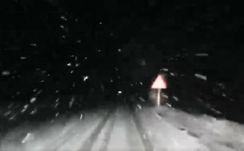 Videos reveal amazing scenes as snow blankets the northwest Murcia countryside