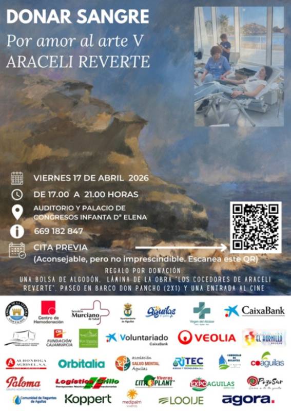 April 17 Free gifts for blood donors in Águilas