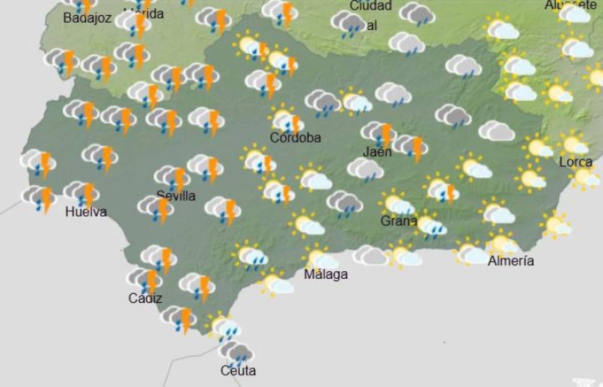 Rain set to return this week as sunny Easter comes to a close in Andalucía: Weather forecast April 6-9
