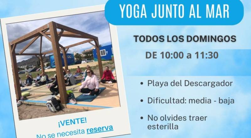 Free beach yoga in Mojácar every Sunday morning